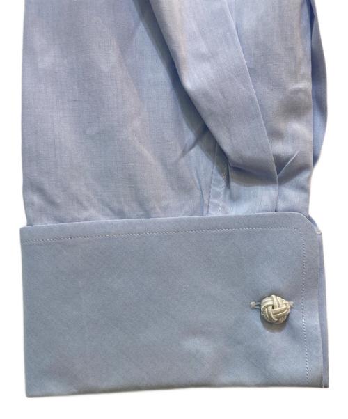 GUCCI（グッチ）GUCCI (グッチ) COTTON POPLIN SHIRT ブルー サイズ:40/15の古着・服飾アイテム