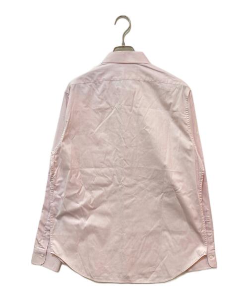 GUCCI（グッチ）GUCCI (グッチ) GG Embroidered Cotton Shirt ピンク サイズ:40/15の古着・服飾アイテム