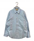 GUCCIグッチ）の古着「GG Jacquard Cotton Shirt」｜ブルー
