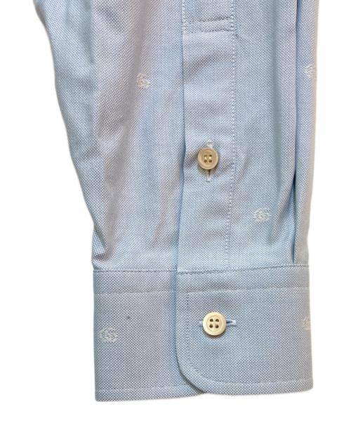 GUCCI（グッチ）GUCCI (グッチ) GG Jacquard Cotton Shirt ブルー サイズ:40/15の古着・服飾アイテム