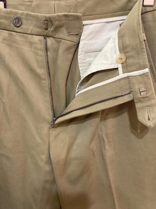 GUCCI（グッチ）GUCCI (グッチ) GGロゴパッチスラックス チノ サイズ:48の古着・服飾アイテム