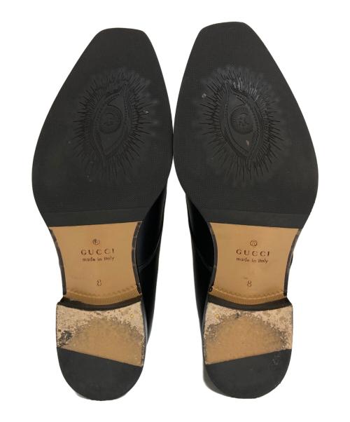 GUCCI（グッチ）GUCCI (グッチ) レースアップシューズ ブラック サイズ:8の古着・服飾アイテム