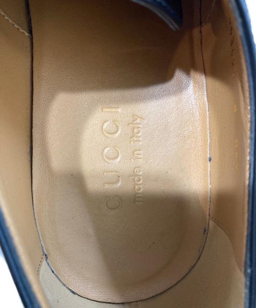 GUCCI（グッチ）GUCCI (グッチ) レースアップシューズ ブラック サイズ:8の古着・服飾アイテム