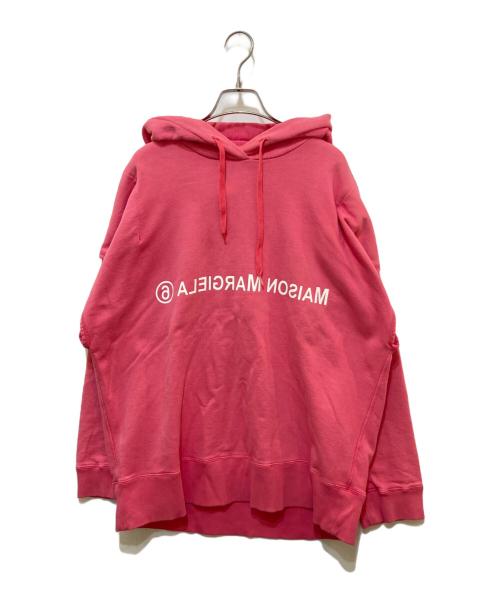 MM6 Maison Margiela（エムエムシックスメゾンマルジェラ）MM6 Maison Margiela (エムエムシックスメゾンマルジェラ) レイヤードパーカー ピンク サイズ:Mの古着・服飾アイテム