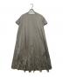 sacai (サカイ) レースアップカットソーワンピース グレー サイズ:1：7000円