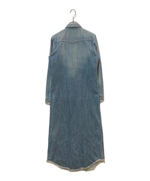 R.H.Vintage（ロンハーマン・ヴィンテージ）R.H.Vintage (ロンハーマン・ヴィンテージ) ウエスタンデニムシャツワンピース インディゴ サイズ:XSの古着・服飾アイテム