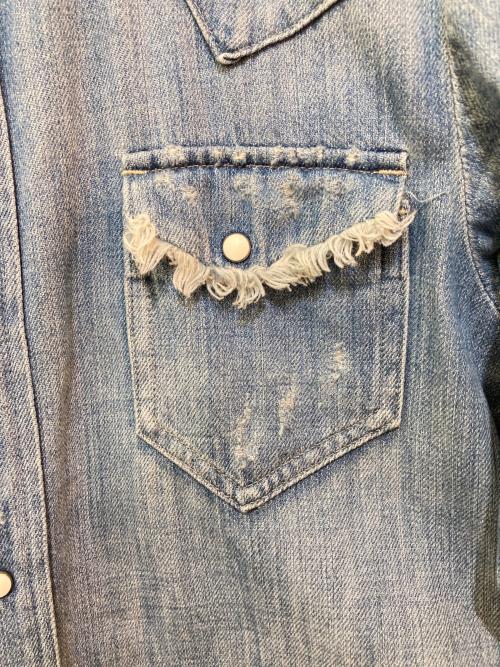 R.H.Vintage（ロンハーマン・ヴィンテージ）R.H.Vintage (ロンハーマン・ヴィンテージ) ウエスタンデニムシャツワンピース インディゴ サイズ:XSの古着・服飾アイテム