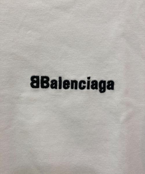 BALENCIAGA（バレンシアガ）BALENCIAGA (バレンシアガ) BB Logo Print Tee ホワイト サイズ:Mの古着・服飾アイテム