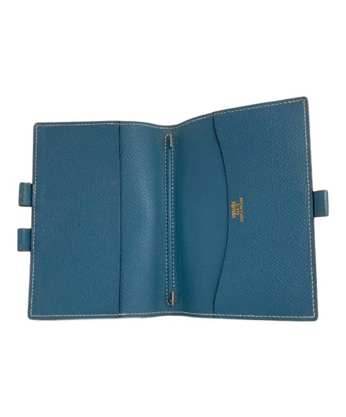 HERMES（エルメス）HERMES (エルメス) 手帳カバー ブルーの古着・服飾アイテム
