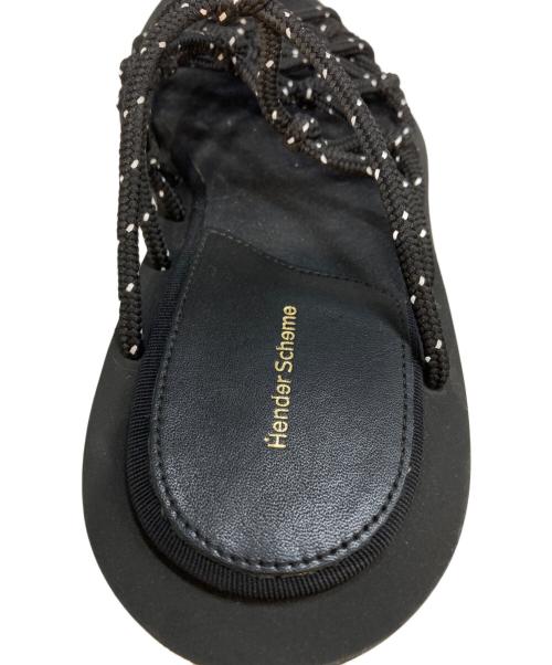 HENDER SCHEME（エンダースキーマ）HENDER SCHEME (エンダースキーマ) rope sandal ブラック サイズ:サイズ表記なしの古着・服飾アイテム