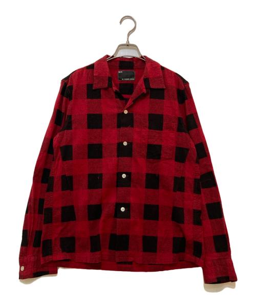 NUMBER (N)INE（ナンバーナイン）NUMBER (N)INE (ナンバーナイン) バッファローチェックシャツ レッド サイズ:2の古着・服飾アイテム