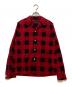 NUMBER (N)INE（ナンバーナイン）の古着「バッファローチェックシャツ」｜レッド