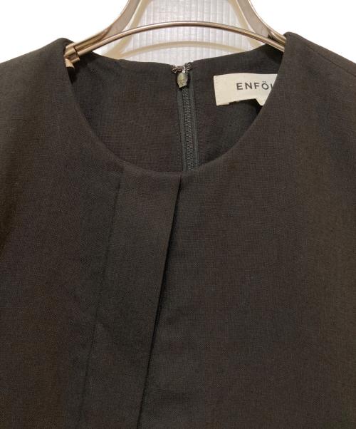 ENFOLD（エンフォルド）ENFOLD (エンフォルド) FRONT-TACK PULLOVER ブラック サイズ:38の古着・服飾アイテム