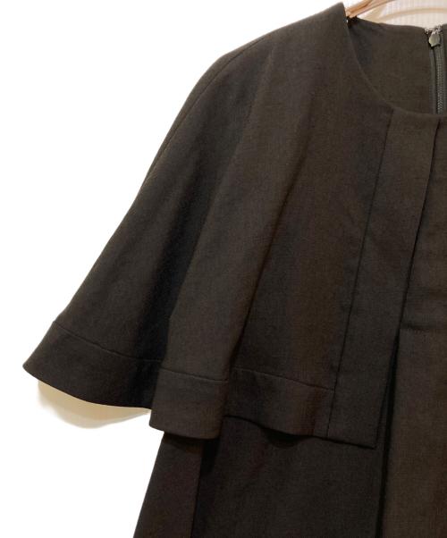 ENFOLD（エンフォルド）ENFOLD (エンフォルド) FRONT-TACK PULLOVER ブラック サイズ:38の古着・服飾アイテム