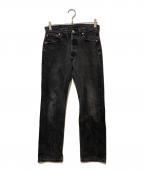 LEVI'Sリーバイス）の古着「501ブラックデニムパンツ」｜ブラック
