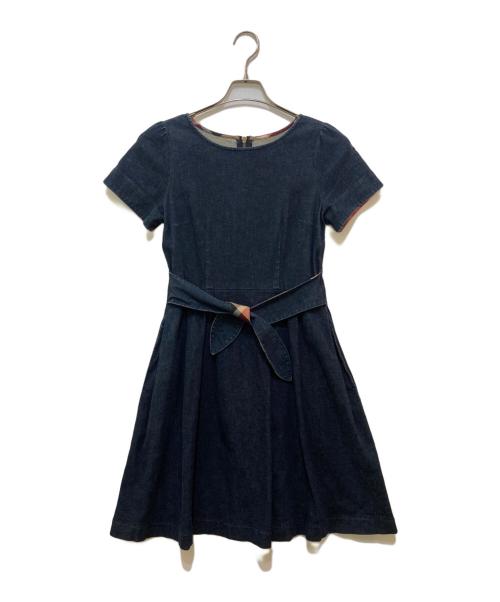 BLUE LABEL CRESTBRIDGE（ブルーレーベルクレストブリッジ）BLUE LABEL CRESTBRIDGE (ブルーレーベルクレストブリッジ) デニムワンピース インディゴ サイズ:36の古着・服飾アイテム