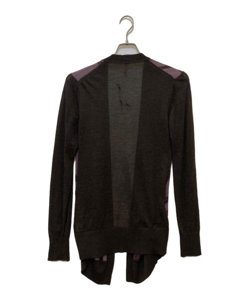 HERMES（エルメス）HERMES (エルメス) シルクカシミヤカーディガン ブラウン サイズ:SMの古着・服飾アイテム