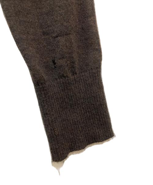 HERMES（エルメス）HERMES (エルメス) シルクカシミヤカーディガン ブラウン サイズ:SMの古着・服飾アイテム