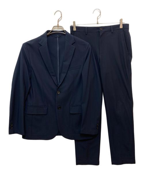 green label relaxing（グリーンレーベルリラクシング）green label relaxing (グリーンレーベルリラクシング) ドライ トリコット ナロー セットアップスーツ　3222-111-3938 ネイビー サイズ:Mの古着・服飾アイテム