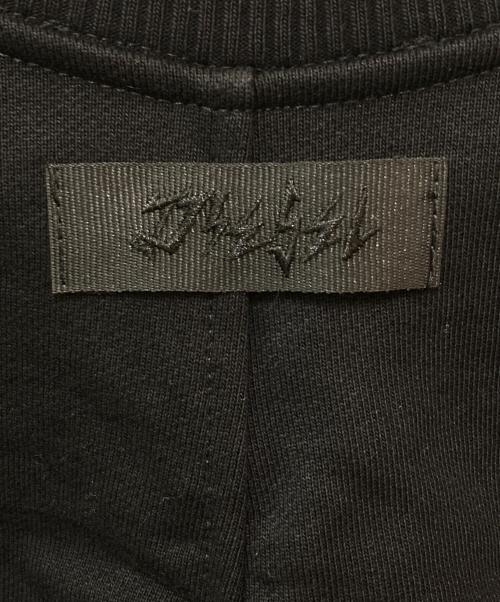 DIESEL（ディーゼル）DIESEL (ディーゼル) zip detail ruched shoulder ribbed sleeve ブラック サイズ:XLの古着・服飾アイテム