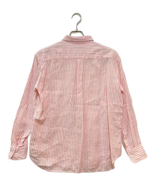 FRAMeWORK（フレームワーク）FRAMeWORK (フレームワーク) フレンチリネンレギュラーカラーシャツ　24050220600120 ピンク サイズ:サイズ表記なしの古着・服飾アイテム