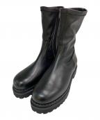 DIANAダイアナ）の古着「サイドジップブーツ」｜ブラック