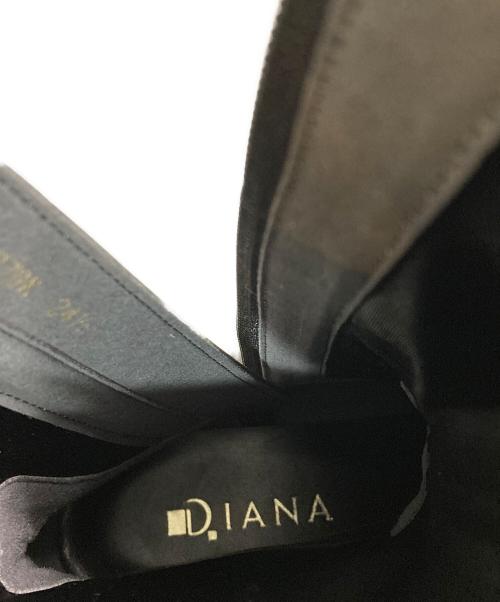 DIANA（ダイアナ）DIANA (ダイアナ) サイドジップブーツ ブラック サイズ:24 1/2の古着・服飾アイテム