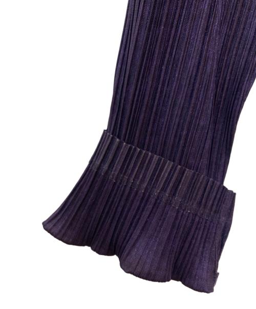 PLEATS PLEASE（プリーツプリーズ）PLEATS PLEASE (プリーツプリーズ) プリーツジャケット　PP93-JD447 パープル サイズ:３の古着・服飾アイテム