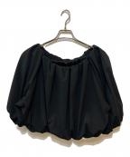formeフォルメ）の古着「balloon gather blouse」｜ブラック
