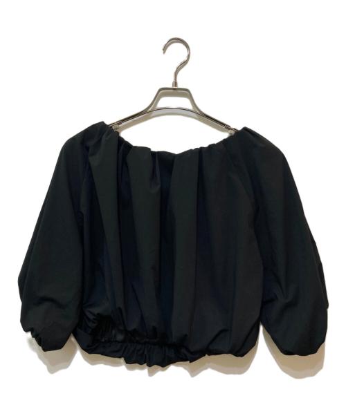 forme（フォルメ）forme (フォルメ) balloon gather blouse ブラック サイズ:FREEの古着・服飾アイテム
