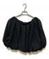 forme（フォルメ）の古着「balloon gather blouse」｜ブラック