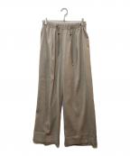 formeフォルメ）の古着「LINEN LIKE PANT」｜ベージュ