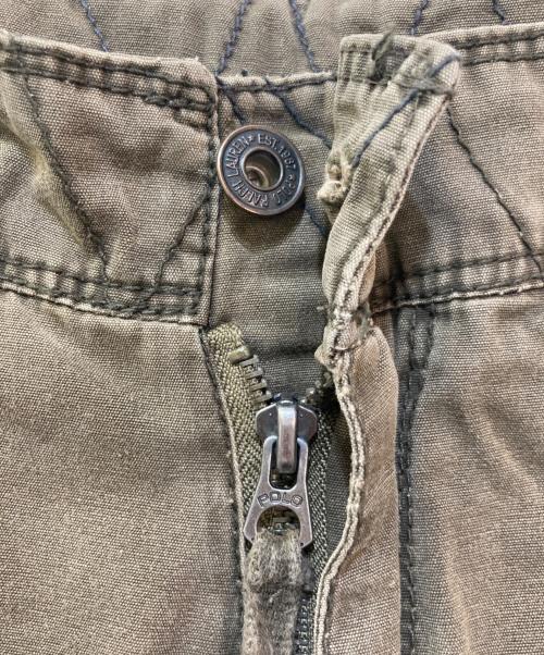 POLO RALPH LAUREN（ポロ・ラルフローレン）POLO RALPH LAUREN (ポロ・ラルフローレン) フライトカーゴショーツ オリーブ サイズ:30の古着・服飾アイテム