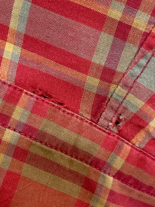 POLO RALPH LAUREN（ポロ・ラルフローレン）POLO RALPH LAUREN (ポロ・ラルフローレン) チェックシャツ レッド サイズ:Lの古着・服飾アイテム