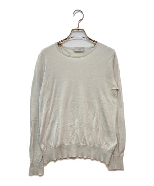 JOHN SMEDLEY（ジョンスメドレー）JOHN SMEDLEY (ジョンスメドレー) シーアイランドコットンニット グレー サイズ:XSの古着・服飾アイテム