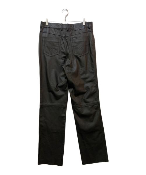 HARLEY-DAVIDSON（ハーレーダビッドソン）HARLEY-DAVIDSON (ハーレーダビッドソン) カウハイドレザーパンツ　98209-03AＭ ブラック サイズ:36の古着・服飾アイテム
