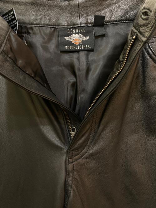 HARLEY-DAVIDSON（ハーレーダビッドソン）HARLEY-DAVIDSON (ハーレーダビッドソン) カウハイドレザーパンツ　98209-03AＭ ブラック サイズ:36の古着・服飾アイテム