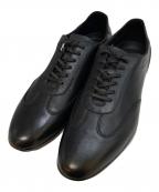 REGALリーガル）の古着「レースアップレザースニーカー」｜ブラック