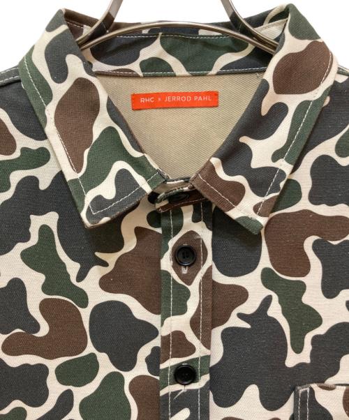 RHC Ron Herman（アールエイチシー ロンハーマン）RHC Ron Herman (アールエイチシー ロンハーマン) JERROD PAHL (ジェロッド ポール) カモ ヴェニス ボタンシャツ　4120700176 ベージュ サイズ:XLの古着・服飾アイテム