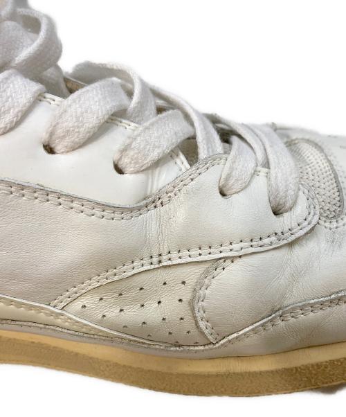 JIL SANDER（ジルサンダー）JIL SANDER (ジルサンダー) ロートップレザースニーカー ホワイト サイズ:45の古着・服飾アイテム