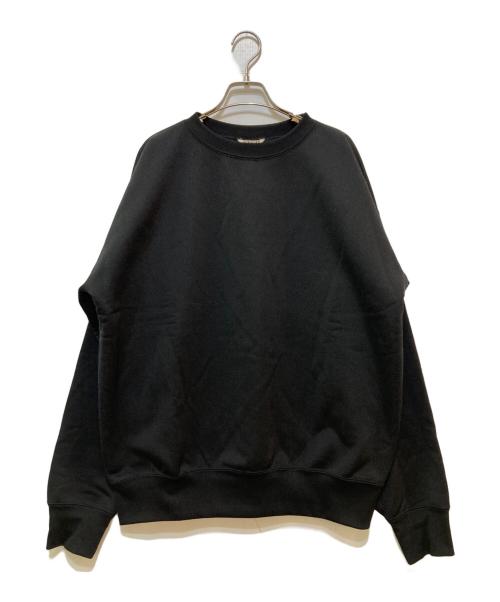 AURALEE（オーラリー）AURALEE (オーラリー) BAGGY POLYESTER SWEAT P ブラック サイズ:5の古着・服飾アイテム