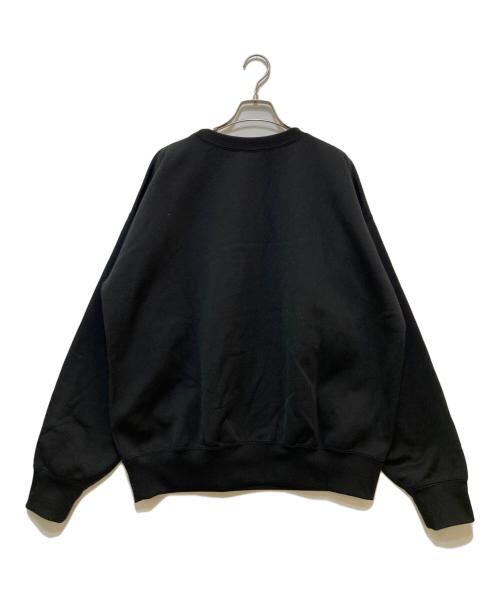 AURALEE（オーラリー）AURALEE (オーラリー) BAGGY POLYESTER SWEAT P ブラック サイズ:5の古着・服飾アイテム