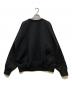 AURALEE (オーラリー) BAGGY POLYESTER SWEAT P ブラック サイズ:5：8000円