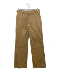中古・古着通販】Dickies (ディッキーズ) 半袖つなぎ ブラウン サイズ