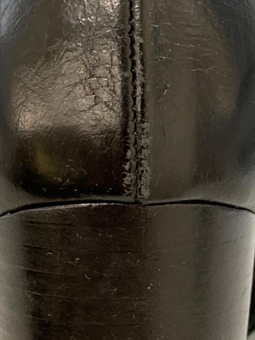 Maison Margiela（メゾンマルジェラ）Maison Margiela (メゾンマルジェラ) レザープレーントゥブーティ　58WU0070 ブラック サイズ:38の古着・服飾アイテム