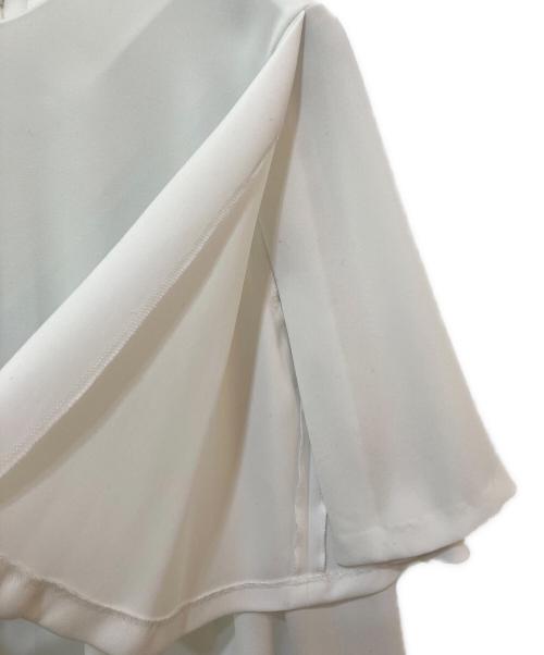 ENFOLD（エンフォルド）ENFOLD (エンフォルド) Aラインシルエットプルオーバーブラウス　300BA230-0430 ホワイト サイズ:38の古着・服飾アイテム