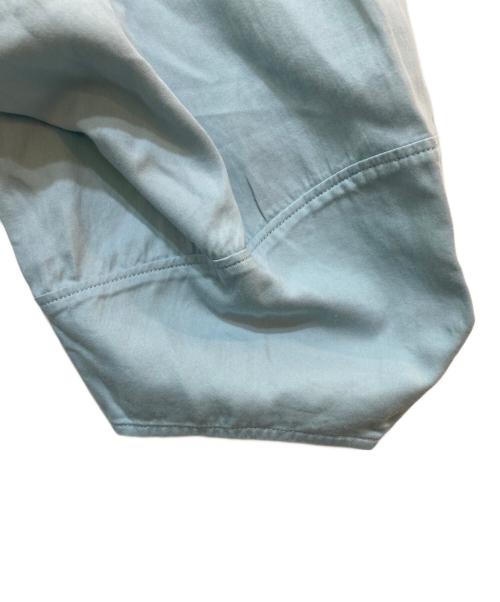 MARILYN MOON（マリリンムーン）MARILYN MOON (マリリンムーン) Ron Herman (ロンハーマン) オーガニックポプリンカットワークブラウス ブルー サイズ:freeの古着・服飾アイテム