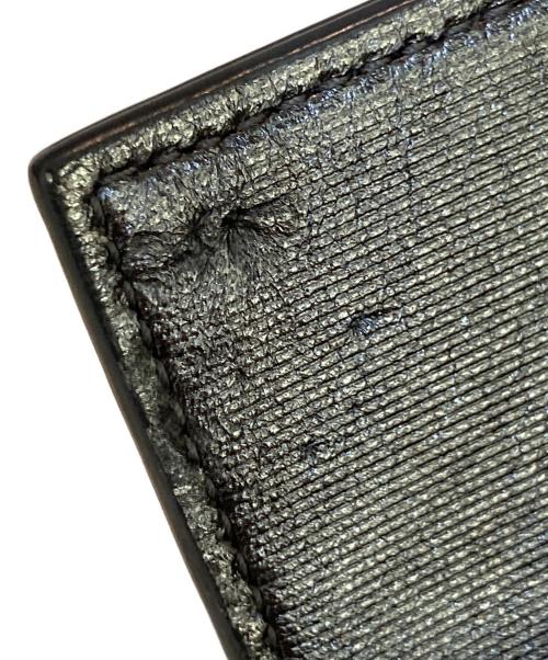 BOTTEGA VENETA（ボッテガベネタ）BOTTEGA VENETA (ボッテガベネタ) コーティングイントレチャート 長財布 シルバーの古着・服飾アイテム