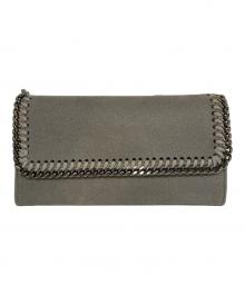 STELLA McCARTNEY（ステラマッカートニー）の古着「FALABELLAフラップコンチネンタルウォレット」｜グレー