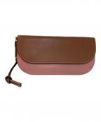 LOEWEロエベ）の古着「ゲートコンチネンタルウォレット」｜ブラウン